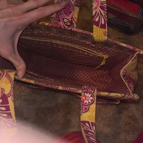 RARE EUC Vera Bradley wicker purse - Picture 12 of 16